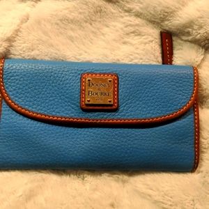 Dooney and Bourke sky blue wallet